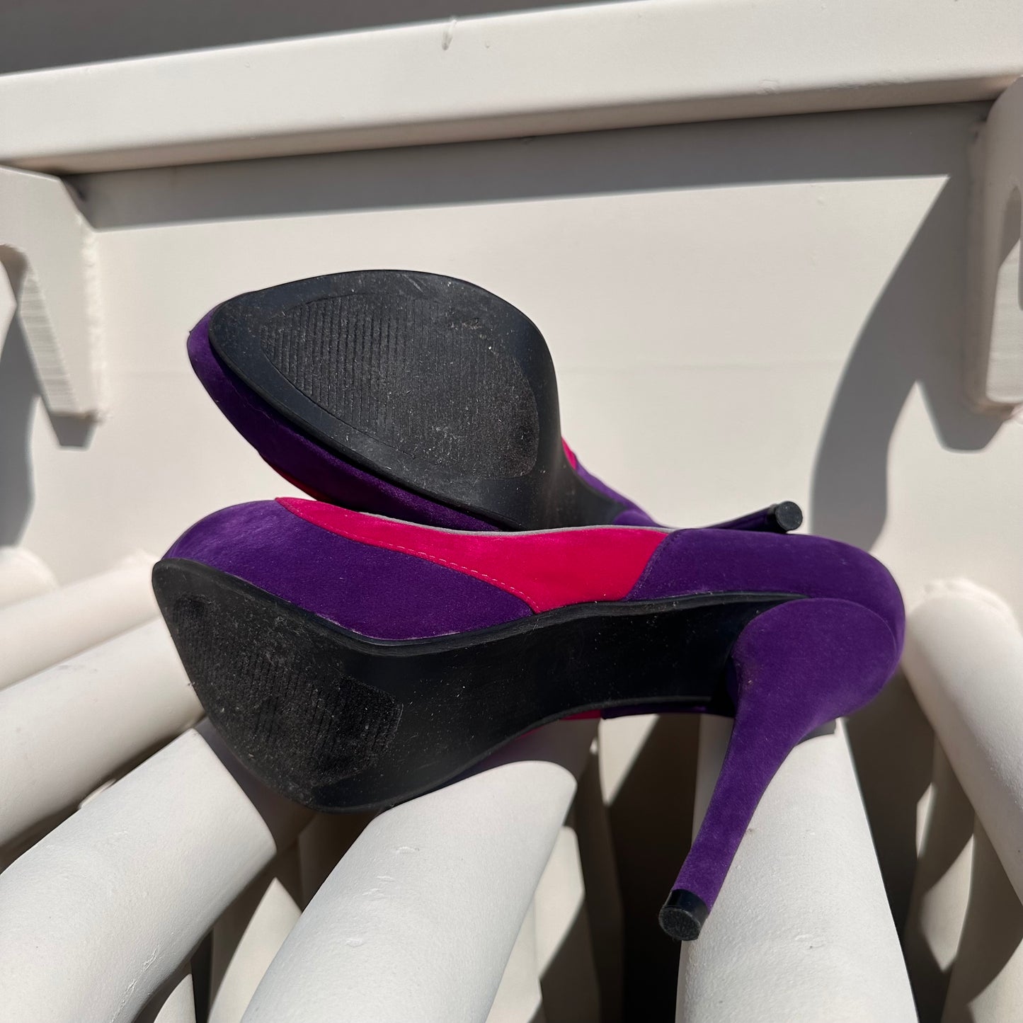 purple and pink heels 🩷