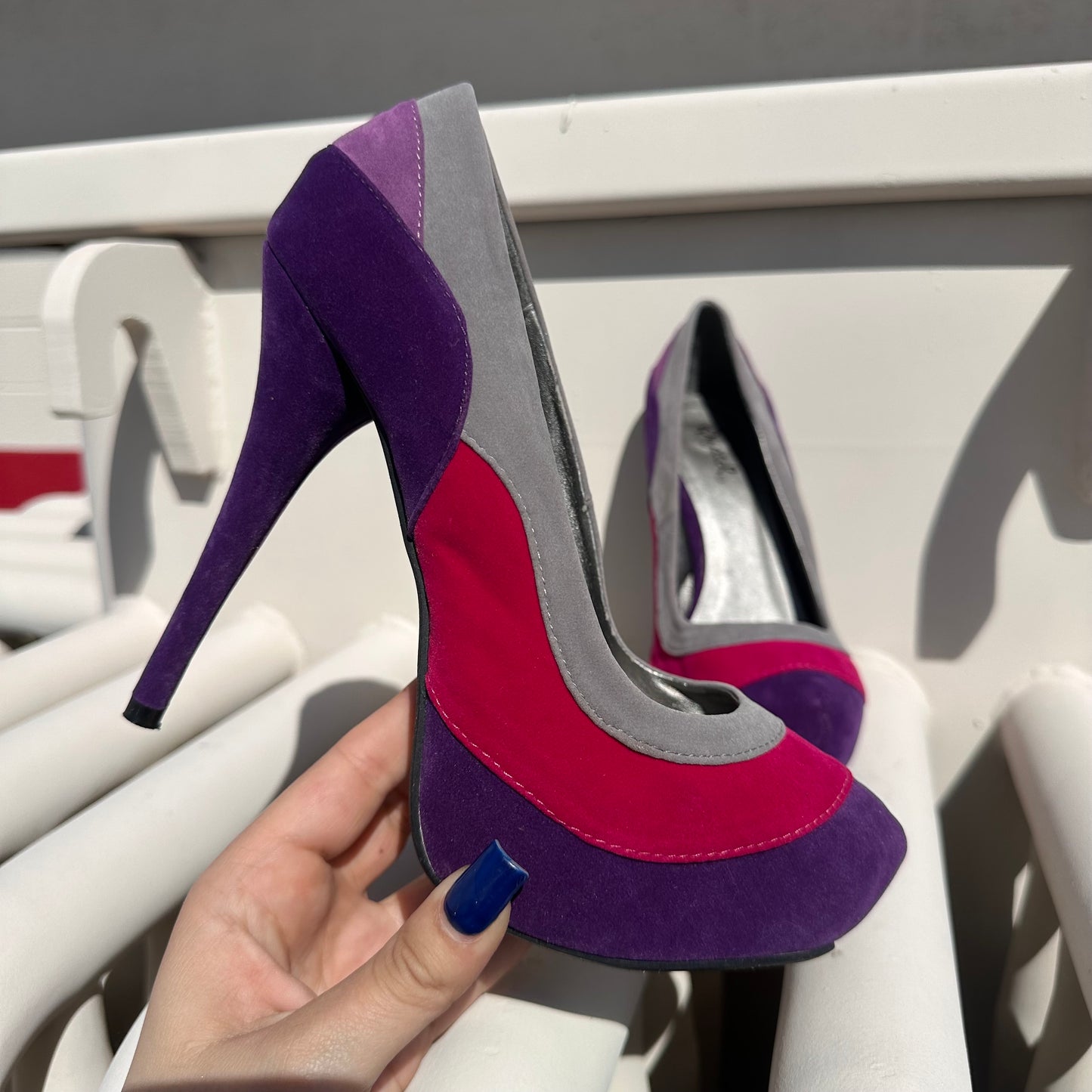 purple and pink heels 🩷