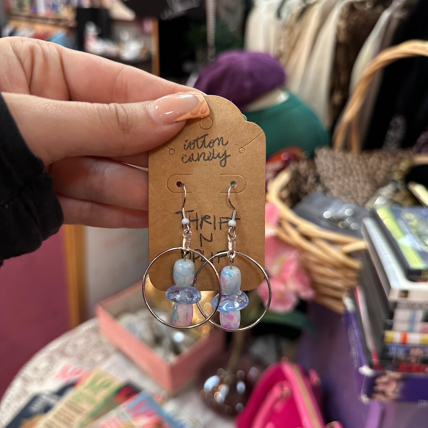 cotton candy skies earrings ππβοΈ
