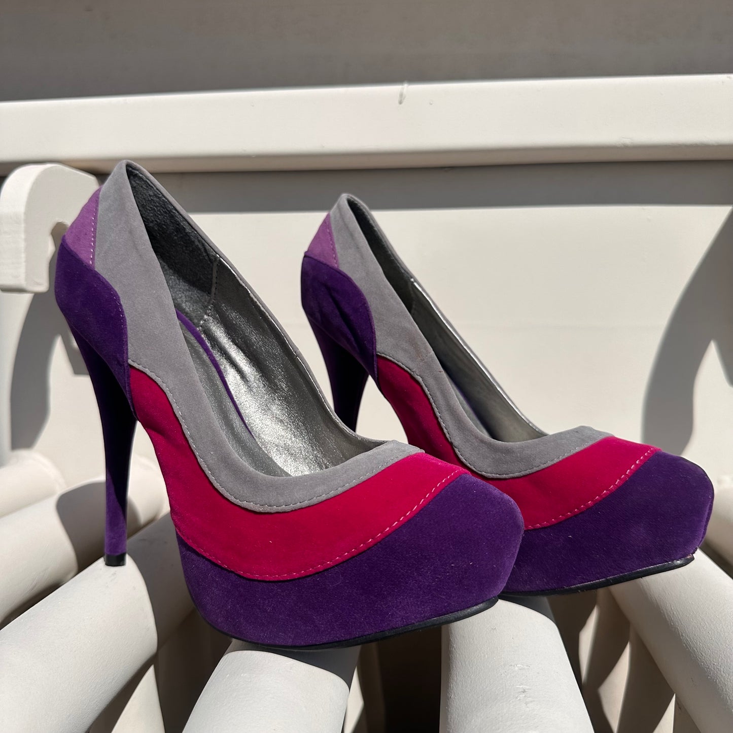 purple and pink heels 🩷