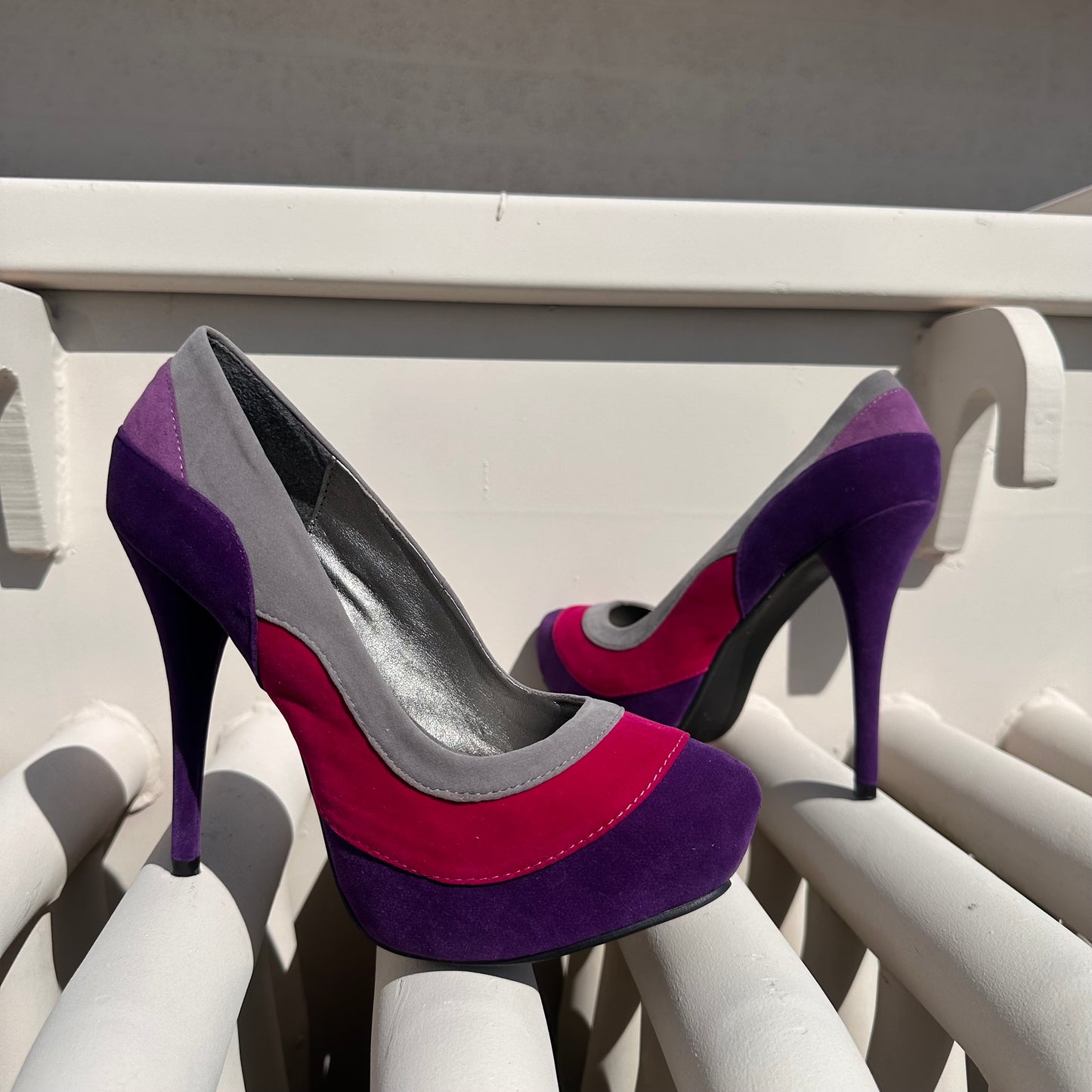 purple and pink heels 🩷