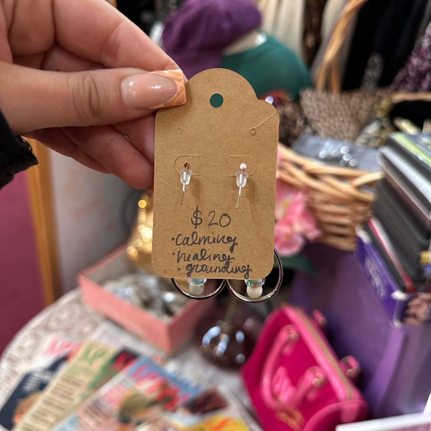 calming waterfalls handmade earrings 🌊💧