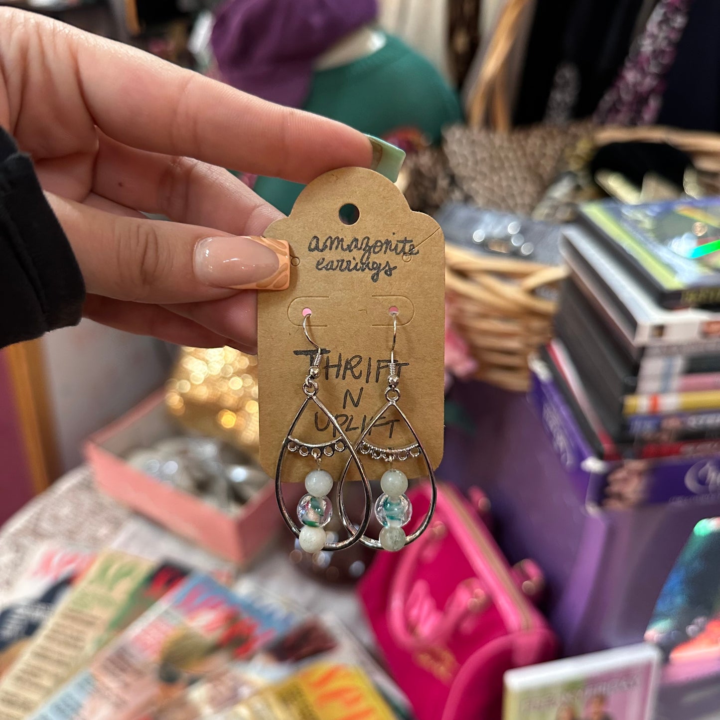 calming waterfalls handmade earrings 🌊💧