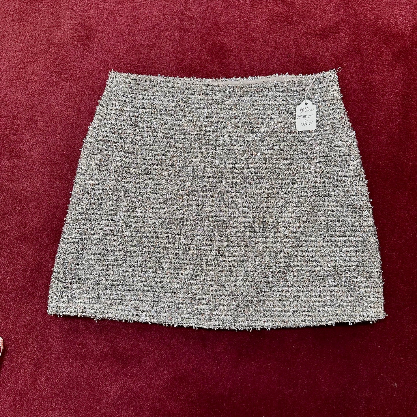 silver mini skirt 💍🩶