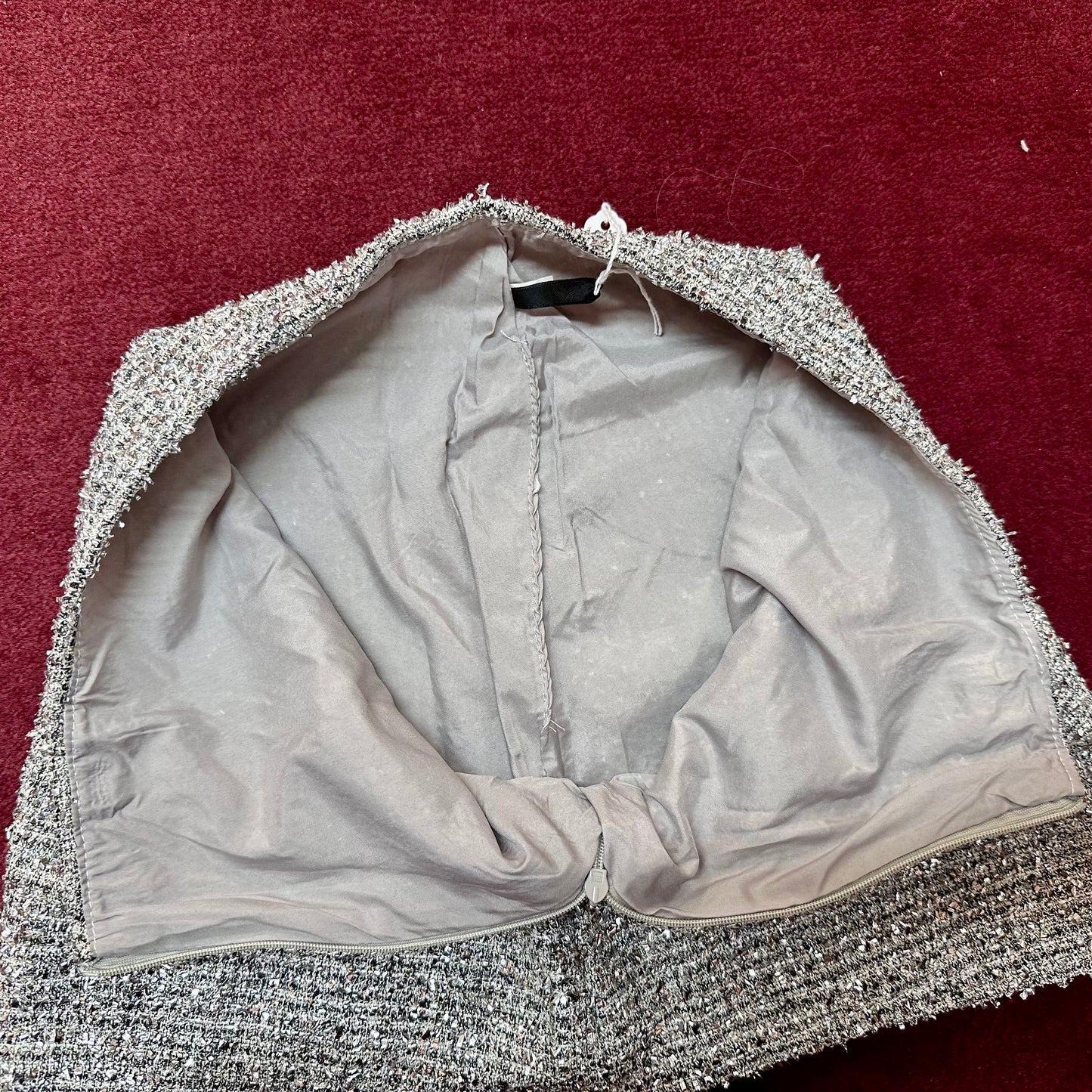 silver mini skirt 💍🩶