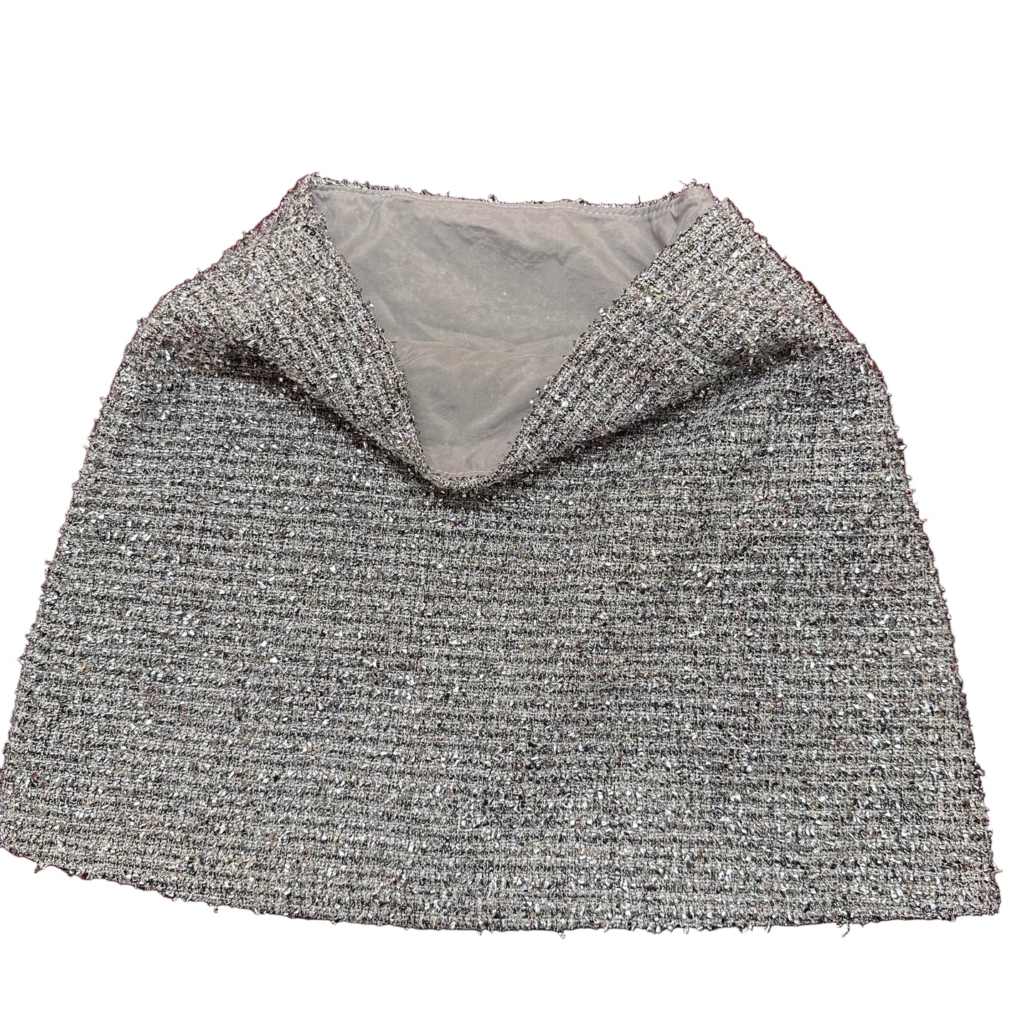 silver mini skirt 💍🩶